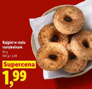 Bajgiel w stylu rustykalnym