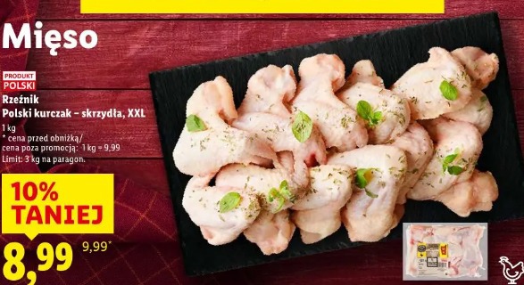Rzeźnik Polski kurczak – skrzydła, XXL