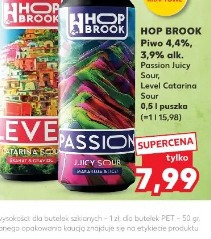 Hop Brook Piwo 4,4%, 3,9% alk. Passion Juicy Sour, Level Catarina Sour