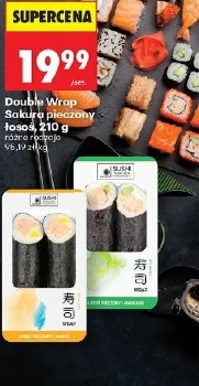 Double Wrap Sakura pieczony łosoś