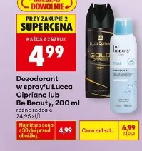 Dezodorant w spray'u Lucca Cipriano lub Be Beauty