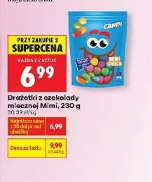 Drażetki z czekolady mlecznej Milini