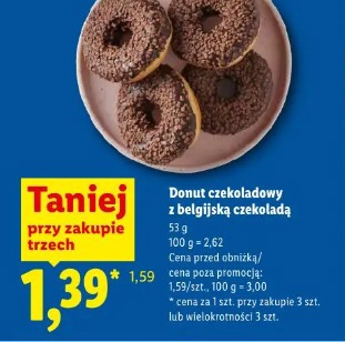 Donut czekoladowy z belgijską czekoladą