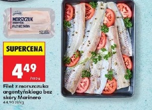 Filet z morszczuka argentyńskiego bez skóry Marinero