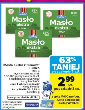 Masło ekstra z Łukowa LUMIKO