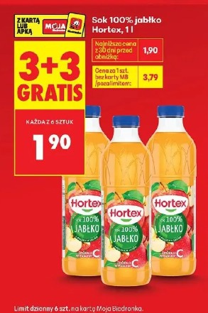 Sok 100% jabłko Hortex