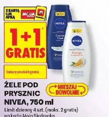 Żele pod prysznic Nivea, 750 ml