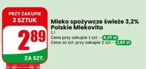 Mleko spożywcze świeże 3,2% Polskie Mlekovita