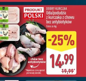 Dobry Kurczak Uda/podudzia z kurczaka z chowu bez antybiotyków