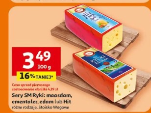 Sery SM Ryki: masdam, emmentaler, edam lub Hit