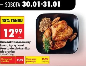 Kurczak faszerowany kaszą i grzybami Prosto do piekarnika Biedronka