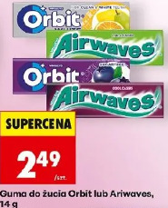 Guma do żucia Orbit lub Airwaves