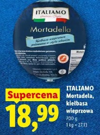 ITALIAMO Mortadella, kiełbasa wieprzowa