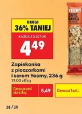 Zapiekanka z pieczarkami i serem Yeemy