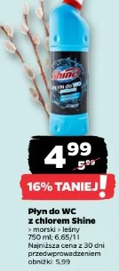 Płyn do WC z chlorem Shine