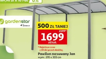 Pawilon rozsuwany Jan Gardenstar