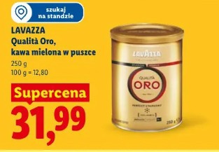 Lavazza Qualità Oro, kawa mielona w puszce