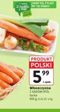 Włoszczyzna Z SADÓW I PÓL