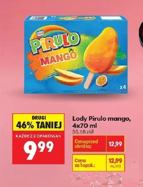 Lody Pirulo mango, 4x70 ml