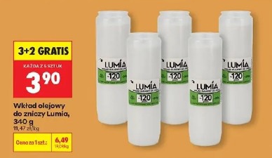 Wkład olejowy do zniczy Lumia