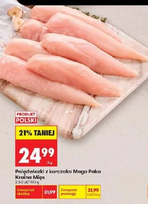 Polędwiczki z kurczaka Mega Paka Kraina Mięs