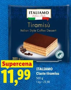 Italiamo Ciasto tiramisu