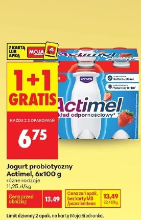Jogurt probiotyczny Actimel