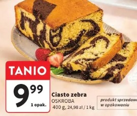 Ciasto zebra Oskroba