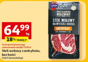Stek wołowy z antrykotu, bez kości