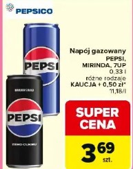 Napój gazowany Pepsi, Mirinda, 7up