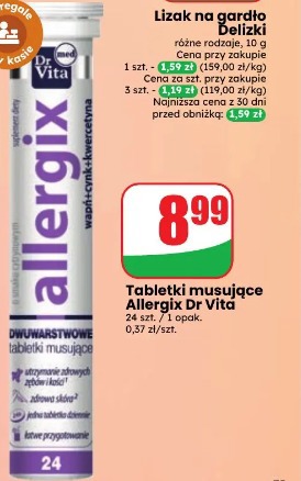 Tabletki musujące Allergix Dr Vita
