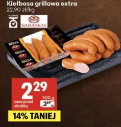 Kiełbasa grillowa extra Kabanos
