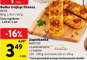 Zapiekanka Maxtop z pieczarkami z salami