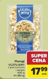 Uczta Jemy pierogi z pieczarkami i serem