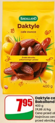 Daktyle całe owoce Bakalland