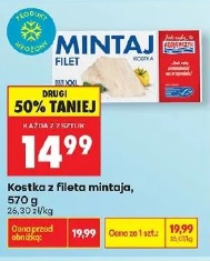 Kostka z fileta mintaja