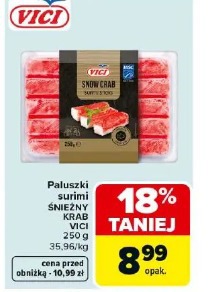 Paluszki surimi ŚNIEŻNY KRAB VICI