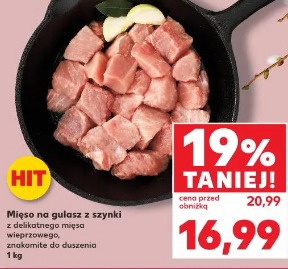 Mięso na gulasz z szynki