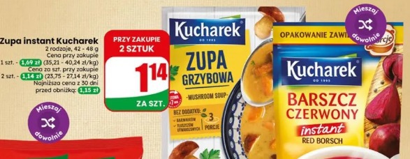 Zupa instant Kucharek