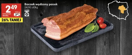 Boczek wędzony pasek 