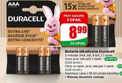 Baterie alkaliczne Duracell