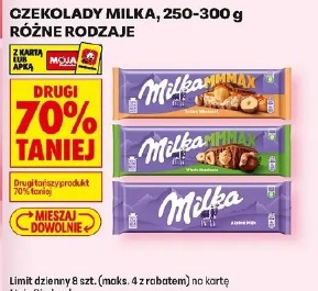 Czekolady Milka, 250-300 g różne rodzaje