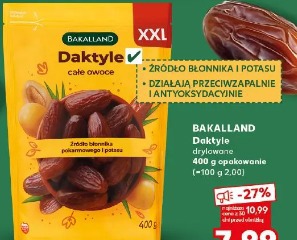 Bakalland Daktyle całe owoce