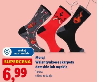 Moraj Walentynkowe skarpety damskie lub męskie