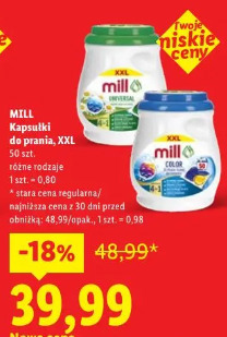 Mill kapsułki do prania, XXL