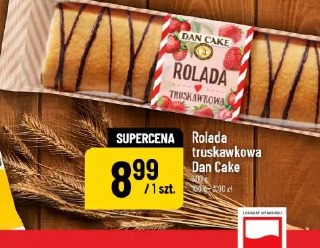 Rolada truskawkowa Dan Cake