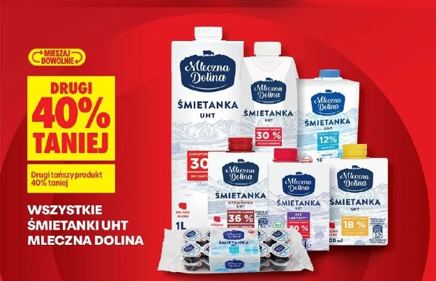 Wszystkie śmietanki UHT Mleczna Dolina
