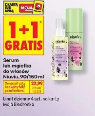 Serum lub mgiełka do włosów Niuvio