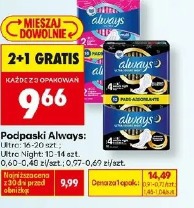 Podpaski Always Ultra