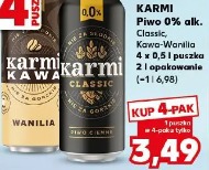 Karmi Piwo 0% alk. Classic, Wanilia